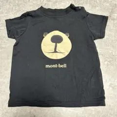 mont-bell クマ顔プリント Tシャツ 80