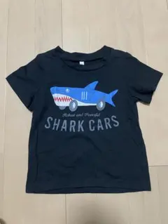 【西松屋】　トップス Tシャツ　サメの車 デザイン 子供服　キッズ　100