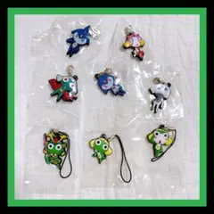 ケロロ軍曹 ラバーストラップ ラバーチャーム 8点セット 新品未開封