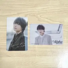 なにわ男子 大西流星　クリアソロカード2枚セット