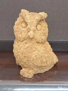 フクロウ，彫刻，工芸品,木彫り ，フクロウ，伝統工芸のサムネイル