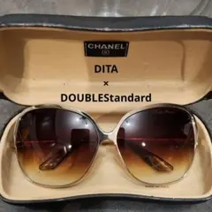 Double Standard ×Ditaコラボサングラスブラウンシャネルケースのサムネイル