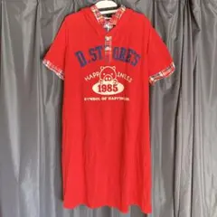 ドラッグストアーズ　チュニック　フード　ぶた　綿100%