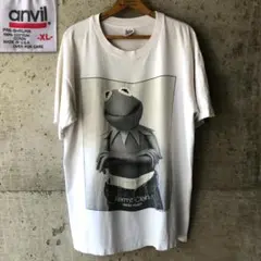 XZ504 Tシャツ カーミット セサミストリート 90s トミーヒルフィガー 