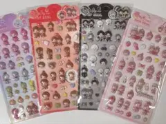 モンチッチ　きゅんポップシール⭐︎4枚セット　ドロップシール　うるちゅる