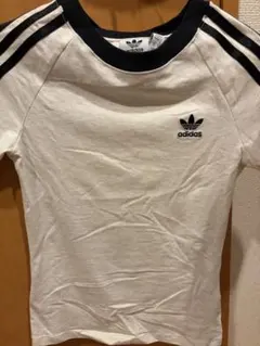 adidas ミニTシャツ グレーホワイトのサムネイル
