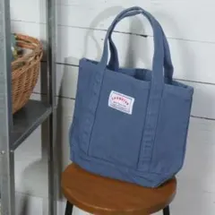 スタディオクリップ　キャンバス トートバッグ ブルーのサムネイル