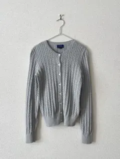 ラルフローレン ミニケーブルカーディガン グレー レディースXS キッズL相当