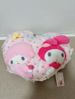 レア　マイメロディといっしょにお部屋をラブリーに　ふかふか　ハートガタクッション