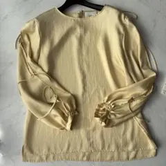 OHGA　オーガ　RUBAN　ルバン　ブラウス　リボン　ブラック OHGA オーガ RUBAN ルバン ブラウス リボン ブラック ◇美品 希少