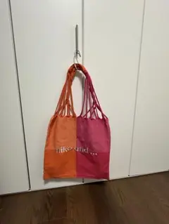 スモ様　専用　niko and ショルダートートバッグ オレンジ ピンク　美品