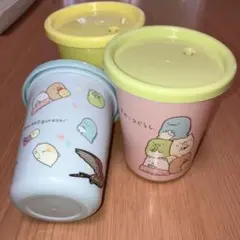 すみっコぐらし カップセット 蓋付き　 同出品の子供用コップとおまとめ可