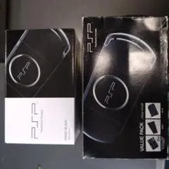 Sony PSP 3000 Piano Black 本体【中古 ソフト2付き】