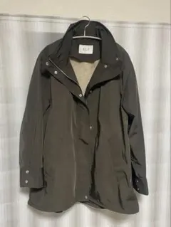 アダムエロペ ボアライナー付き撥水タウンパーカー