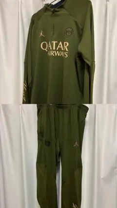 psg jordan ドリル　セットアップ　ジャージオリーブ　グリーンのサムネイル