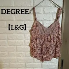 DEGREE 【L/G】花柄キャミソール 個性派