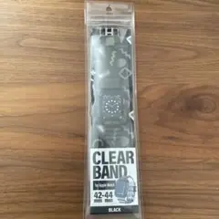 Apple Watch用クリアバンド 42-44mm ブラック