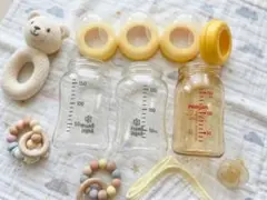 Pigeon スマートエンジェル　哺乳瓶 160ml 3本　ガラス製