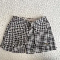 プティマイン　千鳥格子柄　ショートパンツ
