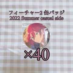 あんスタ 乱凪砂 フィーチャー 缶バッジ casual クロス イベコレ