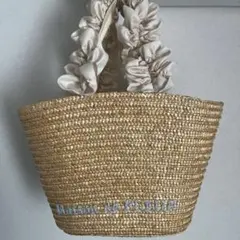 Maison de FLEUR持ち手フリルカゴバック