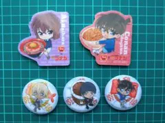 【人気キャラ】名探偵コナン 缶バッジ 安室・赤井・コナン ＆ マグネット