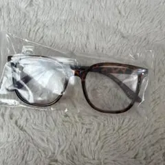 伊達メガネヒョウ柄