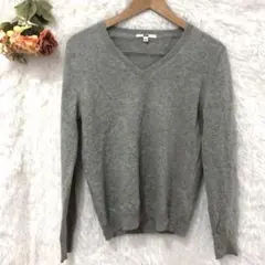 ★UNIQLO★ユニクロ カシミヤ100% ニット セーター【L】トップス