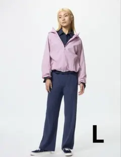 ユニクロ ウォッシャブルニットケーブルパンツ