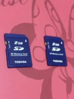 TOSHIBA sd メモリーカード 2GB