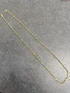 K18 Au750 ゴールド パールステーションネックレス 総重量1.42g