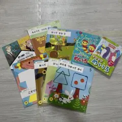 幼児向け学習テキストセット　表現プラス　めいろ　しまじろう　こどもちゃれんじ