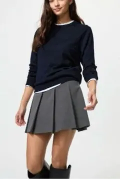 ユニクロ エクストラファインメリノウールセーター メンズMsize