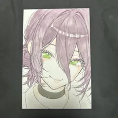 ⑦ 手書き チェンソーマン レゼ アナログ ファンアート ハガキ