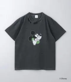 ROKU 6 ミッキーマウス ヴィンテージ加工 Tシャツのサムネイル