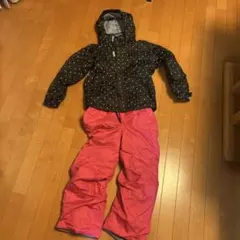 VAXPOT　女の子 キッズスキーウェア　ブラック×ピンク　140cm