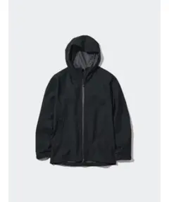 ユニクロ ブロックテックパーカー/3Dカット ブラック Mサイズ