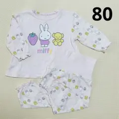 ⚫︎バースデイ⚫︎ミッフィー ベビーパジャマ【サイズ80】