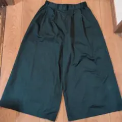 アースミュージックアンドエコロジー　ワイドパンツ　オリーブ　M　レディース