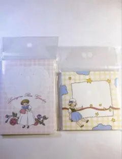 【新品】海外レトロガールメモ帳2冊　31