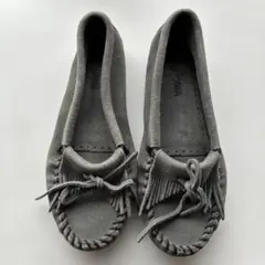 MINNETONKA モカシン グレー スエード - メルカリ