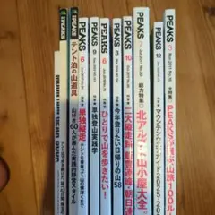 PEAKS 雑誌 12冊セット アウトドア 登山