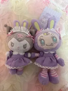 新品・タグ付き⭐︎サンリオ×メゾピアノ⭐︎クロミ＆ベリエちゃん⭐︎ぬいぐるみ