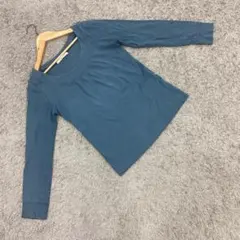 ナチュラルクチュール✨長袖 トップス カットソー ブルー