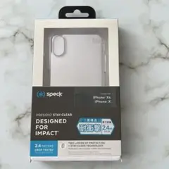 【未使用開封済み】Speck iPhone XS PRESIDIO CLEAR