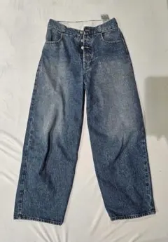 MM6 MaisonMargielaワイドデニムジーンズ 28ボタンフライ正規品のサムネイル