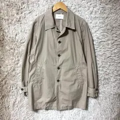 INHERIT ベージュ シャツジャケット ステンカラー S