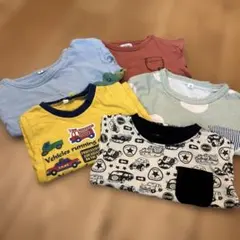 80サイズ　長袖Tシャツ5枚セット　男の子