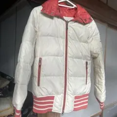 TOMMY HILFIGER ダウンジャケット アイボリー/レッド・リバーシブル