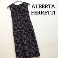 ALBERTA FERRETTI アルベルタフェレッティ ノースリーブワンピース